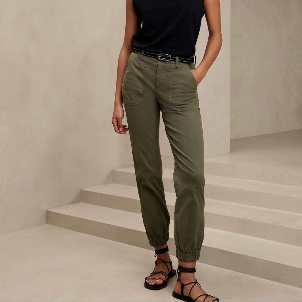 Cargo Pants GREEN Banana Republic